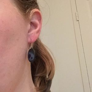 Irish glazed ceramic earrings